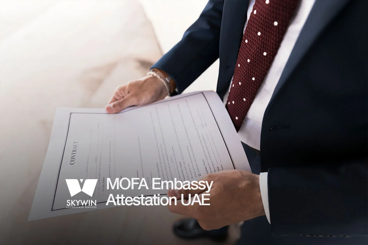MOFA and embassy attestation UAE